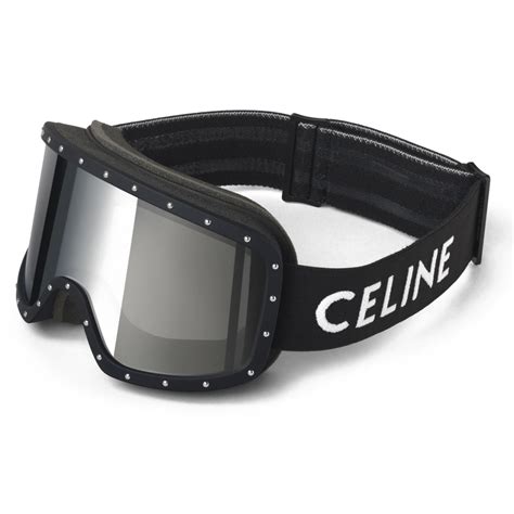 celine mirrored lenses ski mask